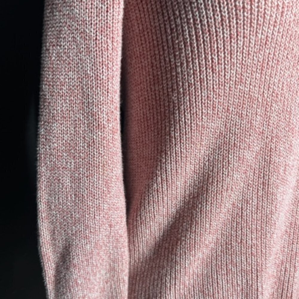 Loft Womens Light Pink Long Sleeve Lightweight Sweater 100% Cotton Size XS - Picture 2 of 7